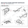 DECO PLATE, RH SIDE COVER product image