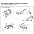 DECO PLATE, RH SIDE COVER product image