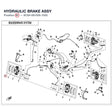 HYDRAULIC BRAKE ASSY product image
