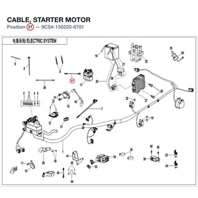CABLE, STARTER MOTOR product image