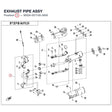 EXHAUST PIPE ASSY product image