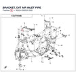 BRACKET, CVT AIR INLET PIPE product image