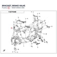 BRACKET, BRAKE VALVE product image