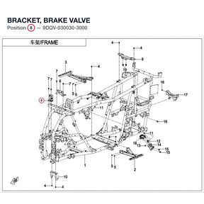 BRACKET, BRAKE VALVE product image