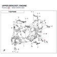 UPPER BRACKET, ENGINE product image