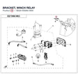 BRACKET, WINCH RELAY product image