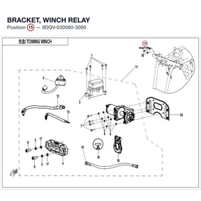 BRACKET, WINCH RELAY product image
