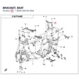 BRACKET, SEAT product image