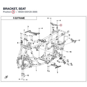 BRACKET, SEAT product image