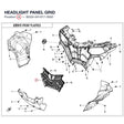 HEADLIGHT PANEL GRID product image