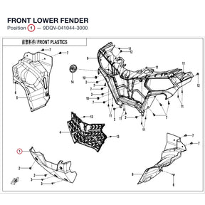 FRONT LOWER FENDER product image