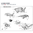 LH SIDE COVER product image