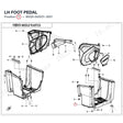 LH FOOT PEDAL product image