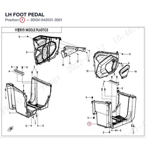 LH FOOT PEDAL product image