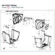 RH FOOT PEDAL product image