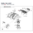 PANEL, TAIL LIGHT product image
