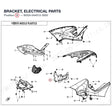 BRACKET, ELECTRICAL PARTS product image