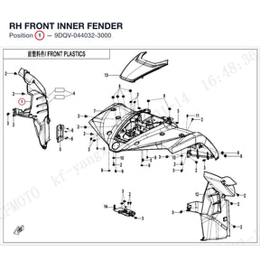RH FRONT INNER FENDER product image