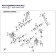 RH STEERING KNUCKLE product image