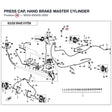 PRESS CAP, HAND BRAKE MASTER CYLINDER product image