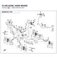 FLUID HOSE, HAND BRAKE product image