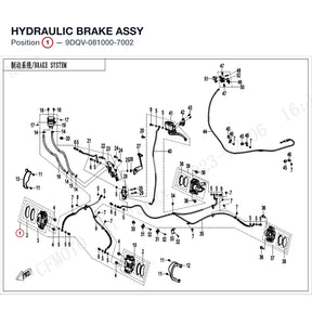 HYDRAULIC BRAKE ASSY product image