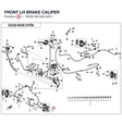 FRONT LH BRAKE CALIPER product image