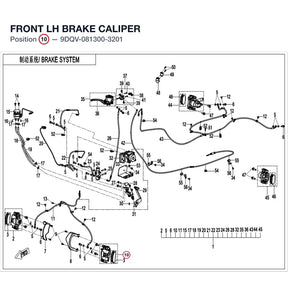 FRONT LH BRAKE CALIPER product image