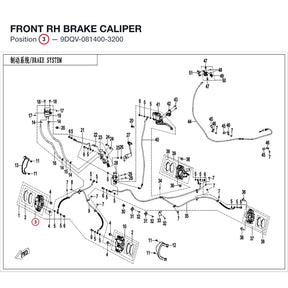 FRONT RH BRAKE CALIPER product image