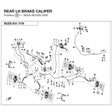 REAR LH BRAKE CALIPER product image