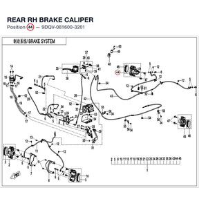 REAR RH BRAKE CALIPER product image