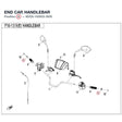 END CAP, HANDLEBAR product image