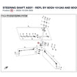 STEERING SHAFT ASSY - REPL BY 9DQV-1012A0 AND 9DQV-101200-3001 product image