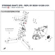 STEERING SHAFT, EPS - REPL BY 9DQV-101200-3101 product image