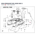 HIGH-PRESSURE FUEL HOSE ASSY 2 product image