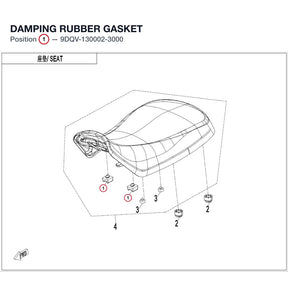DAMPING RUBBER GASKET product image