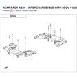 REAR RACK ASSY - INTERCHANGEABLE WITH 9DQV-142000-3000-0BP product image
