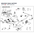 NEGATIVE CABLE, BATTERY product image