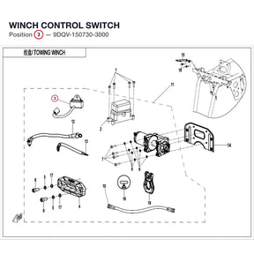 WINCH CONTROL SWITCH product image