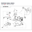 POSITIVE CABLE, WINCH product image
