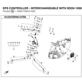 EPS CONTROLLER - INTERCHANGEABLE WITH 9DQV-150810-3100-10 product image