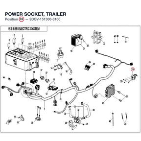 POWER SOCKET, TRAILER product image