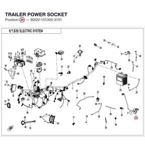 TRAILER POWER SOCKET product image