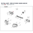 RH TAIL LIGHT - REPL BY 9DQV-160220-3400-M1 product image
