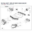 RH TAIL LIGHT - REPL BY 9DQV-160220-3400-M1 product image