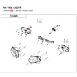 RH TAIL LIGHT product image