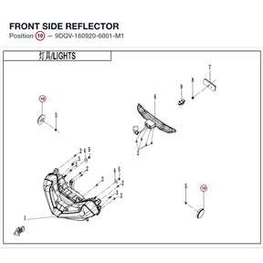 FRONT SIDE REFLECTOR product image