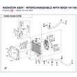 RADIATOR ASSY - INTERCHANGEABLE WITH 9DQV-181100-3000 product image