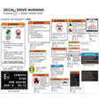 DECAL, DRIVE WARNING product image