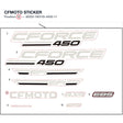 CFMOTO STICKER product image